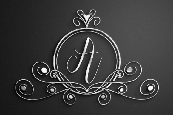 A Monogram: A Decorative Font That Brings Warmth to Branding Projects