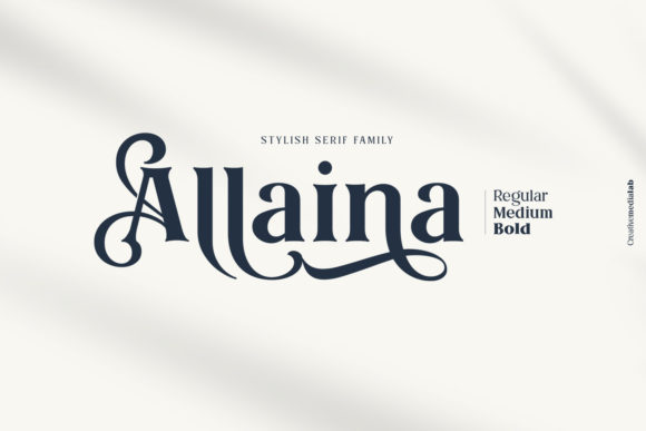 Allaina: A Serif Font That Elevates Digital Branding