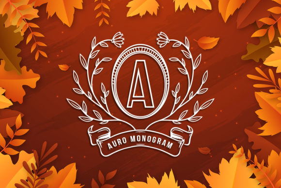 Auro Monogram: A Decorative Font Built for Digital Brand Presence