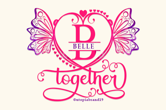 Belle Monogram Typeface Review for Brand Identity Work