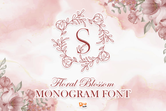 Floral Blossom Monogram Brings Charm to Small Business Branding