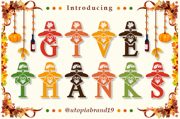 Give Thanks Monogram: A Campaign Font Review for Marketers