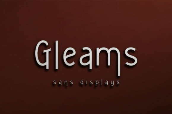 Gleams: A Clean Sans Serif Font for Handmade Product Success