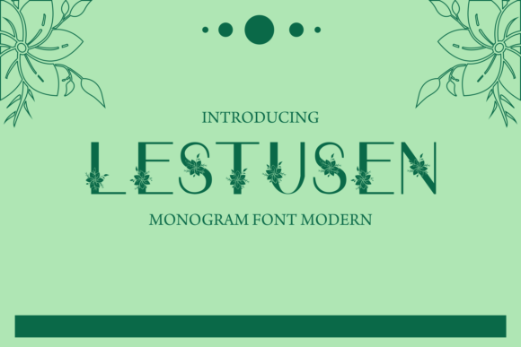 Lestusen: A Decorative Font That Makes Campaign Visuals Instantly Recognizable