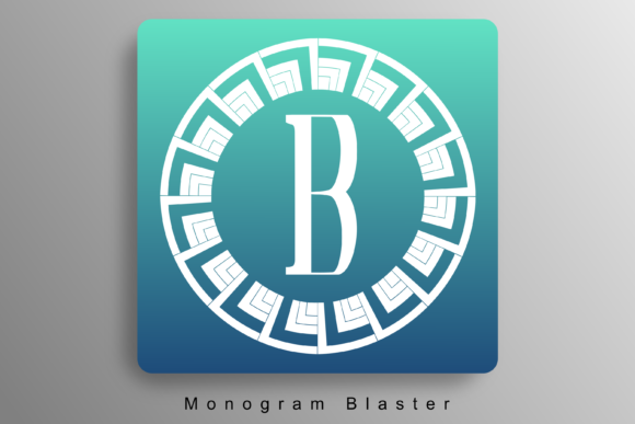 Monogram Blaster: A Decorative Typeface for Modern Marketers