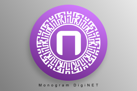 Monogram Diginet: A Decorative Font for Editorial Design