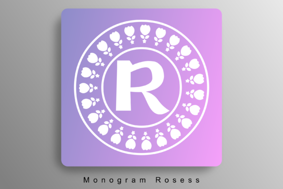 Monogram Rosess: A Decorative Font That Adds Romance to Campaign Visuals