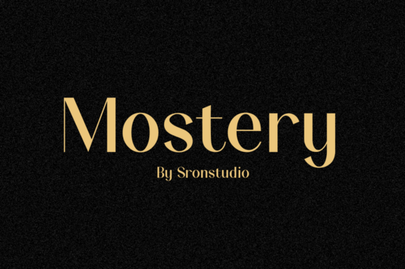 Mostery: A Modern Sans Serif for Campaigns