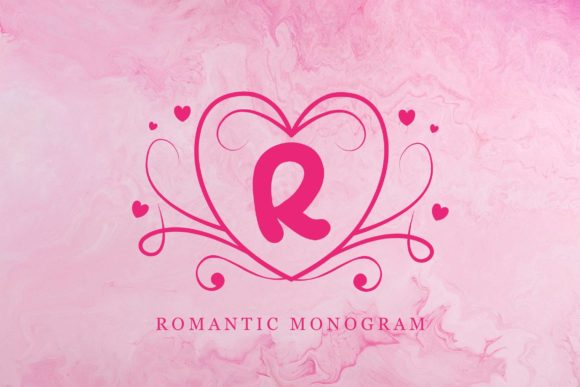 Romantic Monogram: A Decorative Font for Brand Storytelling