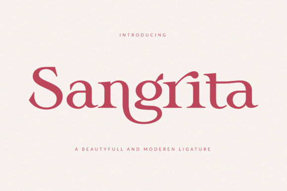Sangrita: The Serif Font That Gives Your Campaign a Playful Edge