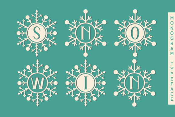 Snowin Font: Wintery Decorative Charm for Small Business Branding
