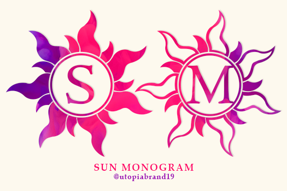 Sun Monogram: A Decorative Typeface That Elevates Small Business Branding
