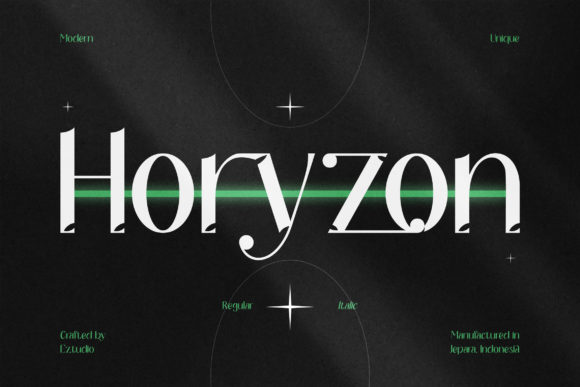 Testing Horyzon: A Modern Serif Font for Digital Brand Identity